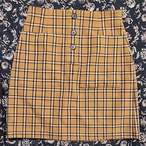 Plaid Skirt